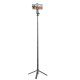 Селфі-монопод HOCO K21 Stream aluminum alloy live broadcast holder Black (6942007609975)