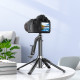 Селфі-монопод HOCO K21 Stream aluminum alloy live broadcast holder Black (6942007609975)