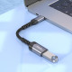 Кабель-перехідник HOCO UA24 Type-C male to USB female 3.0 converter Metal Gray (6942007608848)