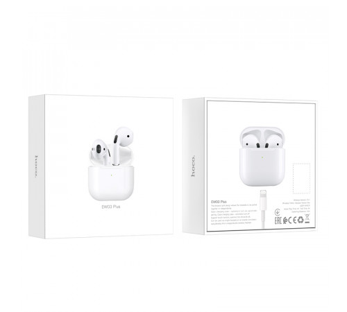 Бездротові навушники TWS HOCO EW03 Plus White (6931474753885)