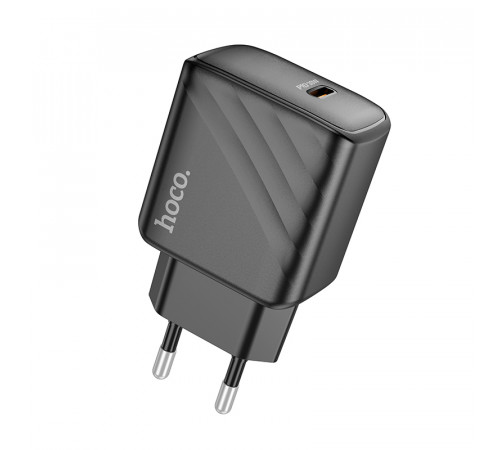 Мережевий зарядний пристрій HOCO CS22A Value single port PD30W charger Black (6942007609913)