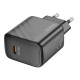 Мережевий зарядний пристрій HOCO CS22A Value single port PD30W charger Black (6942007609913)