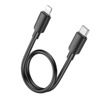 Кабель HOCO X96 Hyper PD charging data cable iP (L=0.25M) Black (6942007609364)