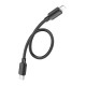 Кабель HOCO X96 Hyper PD charging data cable iP (L=0.25M) Black (6942007609364)