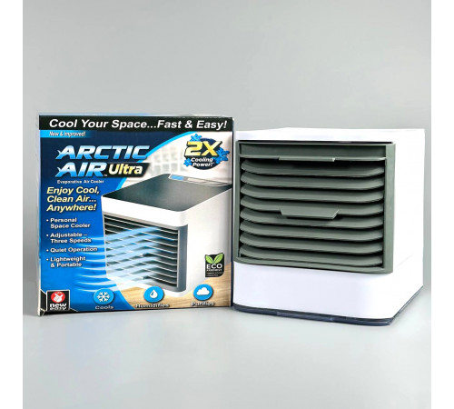 Вентилятор-кондиционер Arctic Air Ultra 2X з функцією охолодження та зволоження повітря (працює від USB) (17cm)