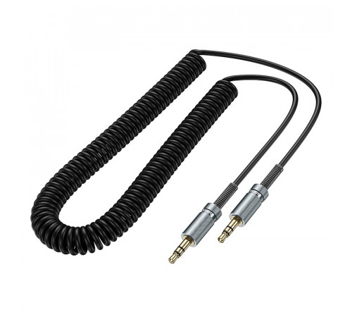 Аудiокабель HOCO UPA31 3.5mm male to 3.5mm male, TPU, 3m, Black (6942007631235)