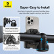 Велотримач для телефона Baseus GoTrip Series Bike Phone Mount Cluster Black (C40572301111-00)