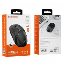 Маніпулятор миша BOROFONE BG5 Business wireless mouse Black (6974443382990)