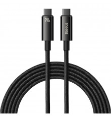 Кабель Baseus Tungsten Gold Fast Charging Data Cable Type-C to Type-C 240W 3m Black (CAWJ040201)
