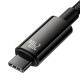 Кабель Baseus Tungsten Gold Fast Charging Data Cable Type-C to Type-C 240W 3m Black (CAWJ040201)