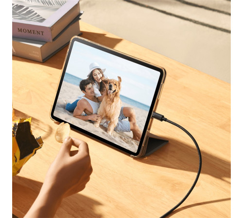 Кабель Baseus Tungsten Gold Fast Charging Data Cable Type-C to Type-C 240W 3m Black (CAWJ040201)