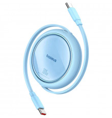 Кабель Baseus Free2Draw Mini Retractable Charging Cable Type-C to Type-C 100W 1m Galaxy Blue (P10364500311-00)