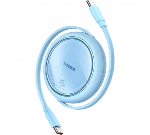 Кабель Baseus Free2Draw Mini Retractable Charging Cable Type-C to Type-C 100W 1m Galaxy Blue (P10364500311-00)