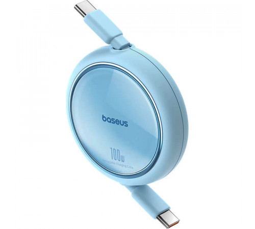 Кабель Baseus Free2Draw Mini Retractable Charging Cable Type-C to Type-C 100W 1m Galaxy Blue (P10364500311-00)