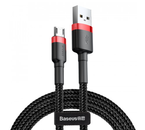 Кабель Baseus cafule Cable USB For Micro 2A 3m Red+Black (CAMKLF-H91)