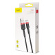 Кабель Baseus cafule Cable USB For Micro 2A 3m Red+Black (CAMKLF-H91)