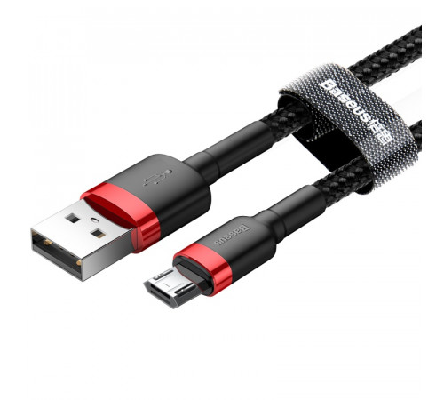 Кабель Baseus cafule Cable USB For Micro 2A 3m Red+Black (CAMKLF-H91)