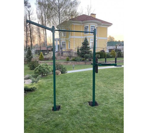 Турник уличный с брусьями пресс SE-09