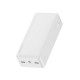Зовнішній акумулятор Baseus Bipow Digital Display Power Bank 30000mAh 15W White Overseas Edition （With Simple Series Charging Cable USB to Micro 25cm (PPBD050202)