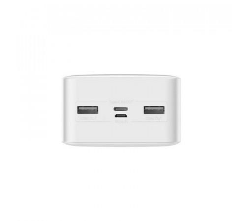 Зовнішній акумулятор Baseus Bipow Digital Display Power Bank 30000mAh 15W White Overseas Edition （With Simple Series Charging Cable USB to Micro 25cm (PPBD050202)