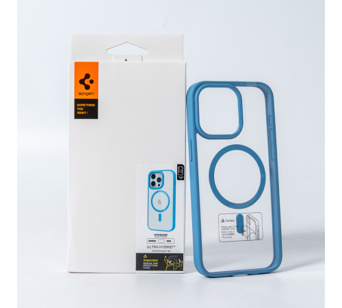 Чохол для смартфона Spigen AAA Magnetic Color for Apple iPhone 13 Pro Max Light Blue (SPGMGCOL13ProMaxLight)