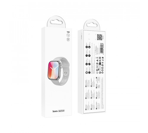 Смарт-годинник HOCO Y30 50mm. 230 mAh. IP67 Smart sports watch(call version) Silver (6942007648967)