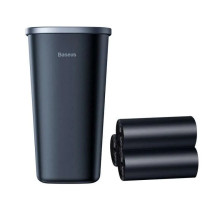 Автомобільний сміттєвий контейнер Baseus Dust-free Vehicle-mounted Trash Can（TrashBag 3 roll/90）Black (CRLJT-A01)