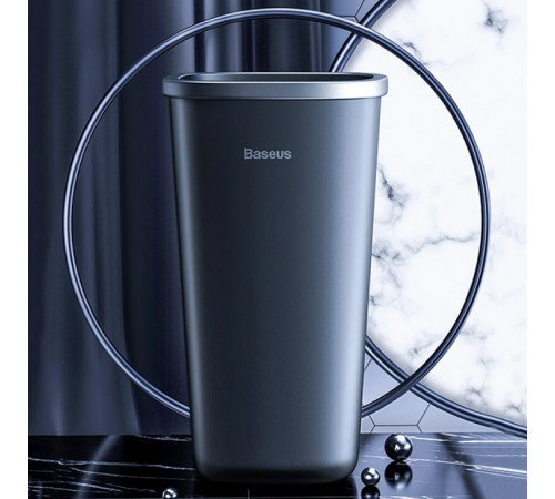 Автомобільний сміттєвий контейнер Baseus Dust-free Vehicle-mounted Trash Can（TrashBag 3 roll/90）Black (CRLJT-A01)