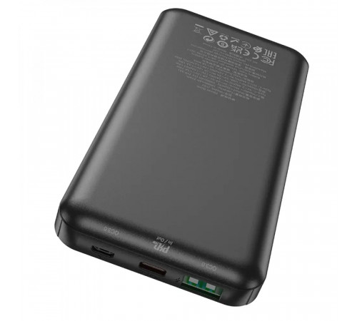 Зовнішній акумулятор HOCO J102 Cool figure PD20W+QC3.0 power bank(10000mAh) Black (6931474783608)