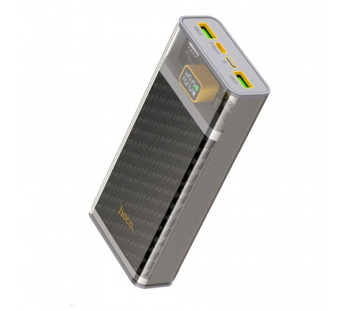 Зовнішній акумулятор HOCO J103A Discovery edition 22.5W fully compatible power bank(20000mAh) Gray (6931474788948)