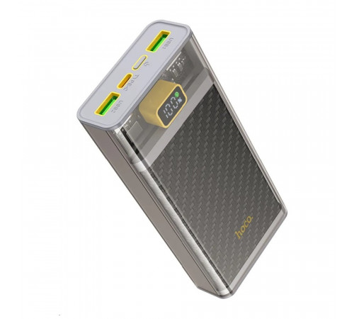 Зовнішній акумулятор HOCO J103A Discovery edition 22.5W fully compatible power bank(20000mAh) Gray (6931474788948)