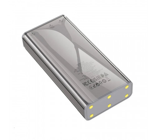 Зовнішній акумулятор HOCO J103A Discovery edition 22.5W fully compatible power bank(20000mAh) Gray (6931474788948)