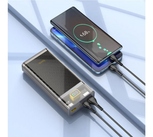 Зовнішній акумулятор HOCO J103A Discovery edition 22.5W fully compatible power bank(20000mAh) Gray (6931474788948)