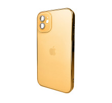 Чохол для смартфона AG Glass Sapphire Frame MagSafe Logo for Apple iPhone 12 Gold (AGSappiFRP12Gold)