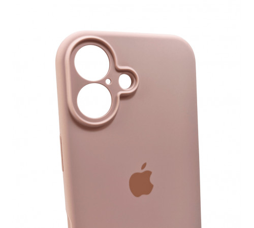 Чохол для смартфона Silicone Full Case AA Camera Protect for Apple iPhone 16 15,Pink Sand (FullAAi16-15)