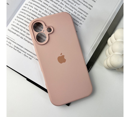 Чохол для смартфона Silicone Full Case AA Camera Protect for Apple iPhone 16 15,Pink Sand (FullAAi16-15)