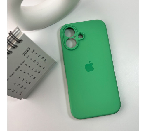 Чохол для смартфона Silicone Full Case AA Camera Protect for Apple iPhone 16 30,Spearmint (FullAAi16-30)