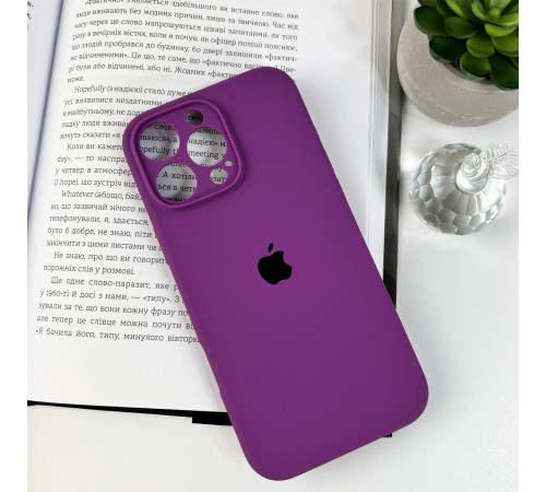 Чохол для смартфона Silicone Full Case AA Camera Protect for Apple iPhone 16 Pro 19,Purple (FullAAi16P-19)