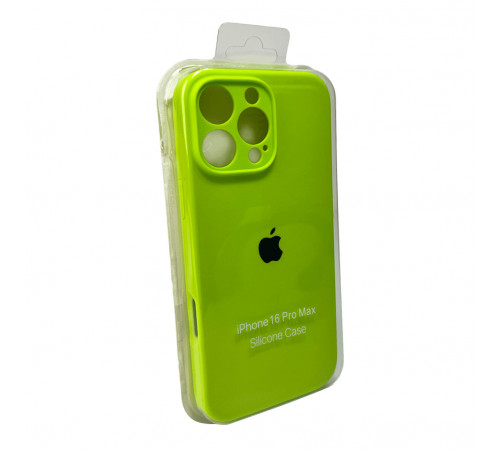 Чохол для смартфона Silicone Full Case AA Camera Protect for Apple iPhone 16 Pro 24,Shiny Green (FullAAi16P-24)