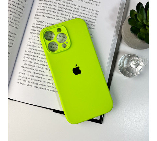 Чохол для смартфона Silicone Full Case AA Camera Protect for Apple iPhone 16 Pro 24,Shiny Green (FullAAi16P-24)