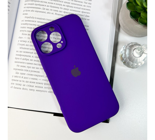 Чохол для смартфона Silicone Full Case AA Camera Protect for Apple iPhone 16 Pro Max 22,Dark Purple (FullAAi16PM-22)
