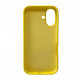 Чохол для смартфона Silicone Full Case AA Open Cam for Apple iPhone 16 56,Sunny Yellow (FullOpeAAi16-56)