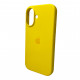 Чохол для смартфона Silicone Full Case AA Open Cam for Apple iPhone 16 56,Sunny Yellow (FullOpeAAi16-56)