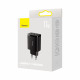Мережевий зарядний пристрій Baseus Compact  Charger 3U 17W EU Black (CCXJ020101)