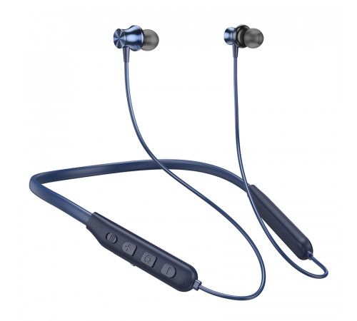 Бездротові спортивні навушники HOCO ES64 Easy Sound sports BT earphones Navy Blue (6931474784483)