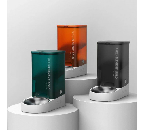 Смарт годівниця PETKIT Fresh Element SOLO Smart Pet Feeder dark grey (P570-DG) (P570-DG)