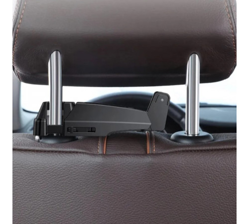 Автотримач для телефона Baseus Backseat Vehicle Phone Holder Hook Black (SUHZ-A01)