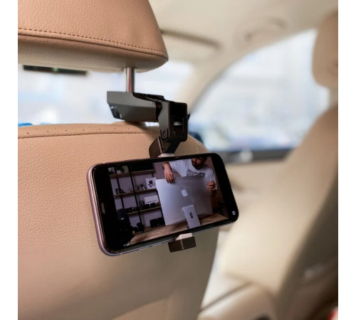 Автотримач для телефона Baseus Backseat Vehicle Phone Holder Hook Black (SUHZ-A01)