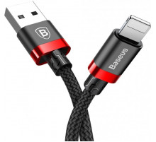 Кабель Baseus Cafule Cable USB For iP 2A 3m Red+Black (CALKLF-R91)