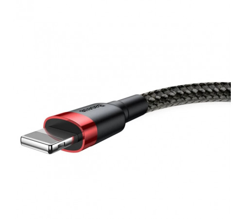Кабель Baseus Cafule Cable USB For iP 2A 3m Red+Black (CALKLF-R91)